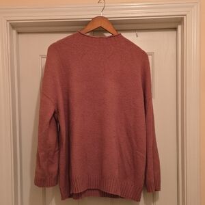 Armani Exchange Dusty Pink Crew Neck Sweater